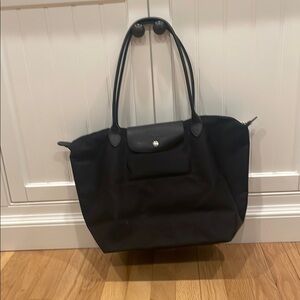 Longchamp Le Pliage Black Tote Bag